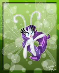 Size: 1850x2300 | Tagged: safe, artist:danmakuman, character:rarity, species:breezies, episode:it ain't easy being breezies, g4, my little pony: friendship is magic, breeziefied, female, rarbreez, solo, species swap