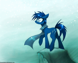 Size: 1200x971 | Tagged: safe, artist:foxinshadow, oc, oc only, clothing, ice, scarf, solo