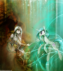 Size: 1200x1355 | Tagged: safe, artist:foxinshadow, amalthea, humanized, ponified, skinny, the last unicorn, the red bull