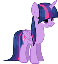 Size: 1171x1297 | Tagged: safe, artist:zacatron94, character:twilight sparkle, character:twilight sparkle (alicorn), species:alicorn, species:pony, bangs, covering eyes, cute, female, frown, grumpy, hair over eyes, mare, simple background, solo, transparent background, unamused, unhappy, vector, wet, wet hair, wet mane