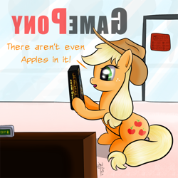 Size: 750x750 | Tagged: safe, artist:ratofdrawn, character:applejack, female, solo, star wars: the old republic, video game