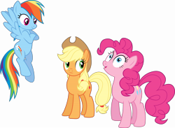 Size: 15968x11679 | Tagged: safe, artist:djdavid98, artist:embersatdawn, artist:intbrony, artist:uxyd, character:applejack, character:pinkie pie, character:rainbow dash, species:pony, episode:castle mane-ia, g4, my little pony: friendship is magic, .ai available, .svg available, absurd resolution, group, simple background, transparent background, vector