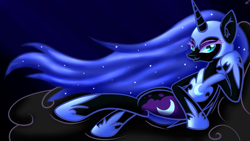 Size: 1920x1080 | Tagged: safe, artist:novaspark, character:nightmare moon, character:princess luna, draw me like one of your french girls, female, reclining, solo, stupid sexy nightmare moon, wallpaper
