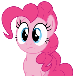 Size: 5000x5110 | Tagged: safe, artist:dashiesparkle, character:pinkie pie, absurd resolution, female, simple background, solo, transparent background, vector, wide eyes