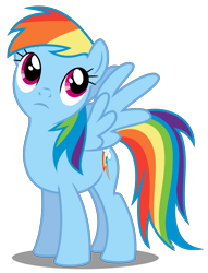 Size: 6000x7862 | Tagged: safe, artist:dashiesparkle, character:rainbow dash, .svg available, absurd resolution, female, simple background, solo, transparent background, vector
