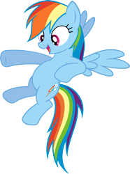 Size: 5205x7000 | Tagged: safe, artist:slb94, character:rainbow dash, absurd resolution, belly, female, flying, simple background, solo, transparent background, vector