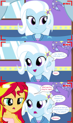 Size: 1280x2160 | Tagged: safe, artist:hakunohamikage, character:sunset shimmer, character:trixie, ship:suntrix, my little pony:equestria girls, comic, female, lesbian, shipping, sunxiejournal, tumblr