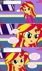 Size: 1280x2171 | Tagged: safe, artist:hakunohamikage, character:sunset shimmer, my little pony:equestria girls, clothing, comic, pajamas, sunxiejournal, tumblr