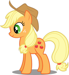 Size: 5000x5392 | Tagged: safe, artist:dashiesparkle, character:applejack, episode:sisterhooves social, g4, my little pony: friendship is magic, .svg available, absurd resolution, female, simple background, smiling, solo, transparent background, vector