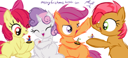 Size: 876x396 | Tagged: safe, artist:frist44, character:apple bloom, character:babs seed, character:scootaloo, character:sweetie belle, species:pegasus, species:pony, amiibo, captain falcon, cute, cutie mark crusaders, f-zero, fluffy, kirby, kirby (character), little mac (punch out), mario, nintendo, punch out, super mario bros.