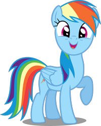 Size: 5000x6252 | Tagged: safe, artist:dashiesparkle, character:rainbow dash, .svg available, absurd resolution, cute, dashabetes, female, happy, looking at you, simple background, smiling, solo, transparent background, vector