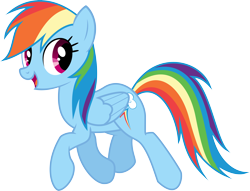 Size: 8357x6400 | Tagged: safe, artist:parclytaxel, character:rainbow dash, species:pegasus, species:pony, episode:suited for success, g4, my little pony: friendship is magic, .svg available, absurd resolution, female, looking at you, mare, simple background, smiling, solo, transparent background, trotting, vector