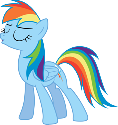 Size: 5000x5277 | Tagged: safe, artist:djdavid98, artist:embersatdawn, character:rainbow dash, species:pegasus, species:pony, episode:may the best pet win, g4, my little pony: friendship is magic, .ai available, .svg available, absurd resolution, eyes closed, female, mare, simple background, singing, solo, transparent background, vector