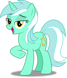 Size: 4309x5000 | Tagged: safe, artist:dashiesparkle, character:lyra heartstrings, species:pony, species:unicorn, episode:slice of life, g4, my little pony: friendship is magic, absurd resolution, background pony, female, lidded eyes, looking at you, mare, open mouth, raised hoof, simple background, smiling, solo, standing, transparent background, vector