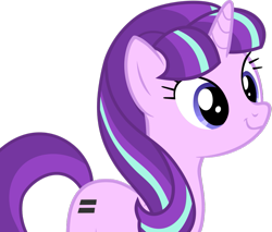 Size: 969x824 | Tagged: safe, artist:slb94, character:starlight glimmer, species:pony, species:unicorn, episode:the cutie map, g4, my little pony: friendship is magic, :t, cute, female, glimmerbetes, mare, simple background, smiling, solo, transparent background, vector
