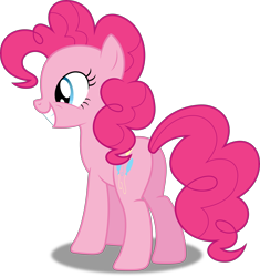 Size: 4697x5000 | Tagged: safe, artist:dashiesparkle, artist:hawk9mm, character:pinkie pie, ponyscape, episode:trade ya, g4, my little pony: friendship is magic, .svg available, absurd resolution, female, simple background, solo, transparent background, vector