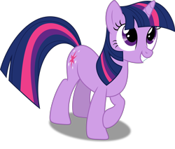 Size: 3522x3000 | Tagged: safe, artist:dashiesparkle, artist:hawk9mm, character:twilight sparkle, character:twilight sparkle (unicorn), species:pony, species:unicorn, ponyscape, episode:stare master, g4, my little pony: friendship is magic, .svg available, cute, female, looking up, raised hoof, simple background, smiling, solo, transparent background, twiabetes, vector