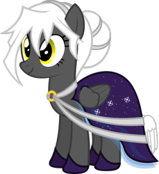Size: 1102x1201 | Tagged: safe, artist:zacatron94, oc, oc only, oc:captain white, species:pegasus, species:pony, clothing, dress, female, gala dress, mare, simple background, solo, transparent background