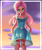 Size: 840x1000 | Tagged: safe, artist:the-park, character:fluttershy, species:human, g4, blushing, clothing, female, see-through, skirt, sky, solo, sunset