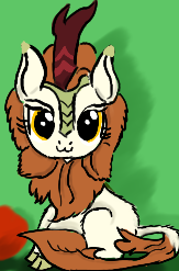 Size: 163x247 | Tagged: safe, artist:horsesplease, character:autumn blaze, episode:sounds of silence, g4, my little pony: friendship is magic, :3, behaving like a cat, paint tool sai, sitting, smiling, solo, yarn, yarn ball