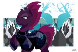 Size: 1886x1259 | Tagged: safe, artist:tohupo, character:tempest shadow, my little pony: the movie (2017), broken horn, horn, solo, storm guard