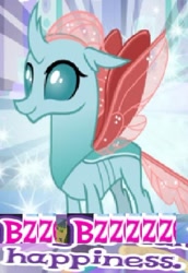 Size: 376x545 | Tagged: safe, artist:horsesplease, gameloft, character:ocellus, bugs doing bug things, buzzing, caption, cute bug noises, expand dong, exploitable meme, happiness noise, image macro, meme, older, older ocellus, text, wow! glimmer