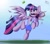 Size: 4000x3500 | Tagged: dead source, safe, artist:wazzart, character:twilight sparkle, character:twilight sparkle (alicorn), species:alicorn, species:pony, g4, ball, clothing, cute, female, holding, mare, mouth hold, signature, skirt, solo, spread wings, tennis, tennis ball, tennis racket, toy, twiabetes, wings