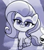 Size: 295x333 | Tagged: safe, screencap, character:fluttershy, episode:whoof-dunnit, g4, g4.5, my little pony:pony life, crop, lidded eyes, noir filter