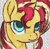 Size: 555x546 | Tagged: safe, artist:temp, character:sunset shimmer, species:pony, species:unicorn, g4, female, mare, solo