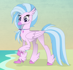 Size: 9502x9104 | Tagged: safe, artist:temp, patreon reward, character:silverstream, species:hippogriff, g4, adult, solo