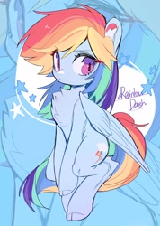 Size: 1462x2048 | Tagged: safe, artist:amo, character:rainbow dash, species:pegasus, species:pony, g4, solo