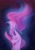 Size: 1448x2048 | Tagged: safe, artist:valeramoongod, character:twilight sparkle, character:twilight sparkle (unicorn), species:pony, species:unicorn, g4, bust, ethereal mane, eyes closed, glowing mane, simple background, solo