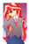 Size: 2154x3258 | Tagged: safe, artist:xan-gelx, character:sunset shimmer, species:eqg human, species:human, g4, my little pony:equestria girls, crossover, doki doki literature club, hand on hip, head tilt, looking at you, school uniform, simple background, smug, solo