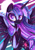 Size: 1600x2264 | Tagged: safe, artist:wavecipher, gameloft, character:nightmare twilight sparkle, character:twilight sparkle, species:alicorn, species:pony, g4, color porn, eyestrain warning, female, gameloft interpretation, hoof shoes, looking at you, mare, nightmarified, solo, spread wings, wings