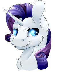 Size: 1024x1187 | Tagged: safe, artist:marsh-mal-oh, character:rarity, species:pony, species:unicorn, g4, bust, gradient hair, grin, multicolored hair, portrait, smiling, solo, transparent background