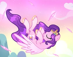 Size: 1200x948 | Tagged: dead source, safe, artist:cstrawberrymilk, base used, character:pipp petals, species:pegasus, g5, base:cayfie, falling, pipp wings, solo, unshorn fetlocks