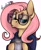 Size: 1674x2048 | Tagged: safe, artist:yukomaussi, character:fluttershy, species:pegasus, species:pony, g4, clothing, coffee, colored eyebrows, drink, duckface, ear fluff, eyebrows, female, glasses, hilarious in hindsight, hipster, hipstershy, hoodie, hoof hold, mare, pouting, signature, simple background, smug, solo, white background