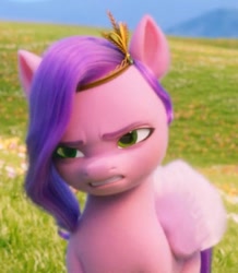 Size: 712x818 | Tagged: safe, screencap, character:pipp petals, species:pegasus, species:pony, g5, my little pony: a new generation, angry, circlet, cute, female, gritted teeth, mare, pipp is not amused, pipp wings, solo, teeth