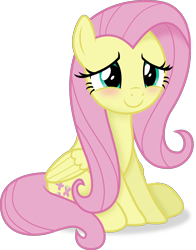 Size: 2757x3519 | Tagged: safe, artist:anime-equestria, character:fluttershy, species:pegasus, species:pony, g4, blushing, cute, daaaaaaaaaaaw, digital art, female, folded wings, full body, high res, mare, pink mane, pink tail, shadow, shyabetes, simple background, sitting, smiling, solo, tail, teal eyes, transparent background, vector, wings