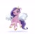Size: 1024x1024 | Tagged: safe, artist:ribbontini, character:pipp petals, species:pegasus, species:pony, g5, circlet, coat markings, colored hooves, female, hooves, mare, one eye closed, pipp wings, socks (coat marking), solo, unshorn fetlocks