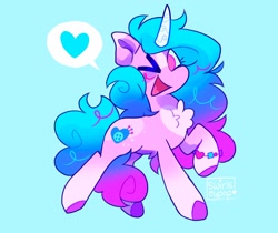 Size: 1200x1007 | Tagged: safe, artist:swirlseypop, character:izzy moonbow, species:pony, species:unicorn, g5, chest fluff, cute, izzybetes, solo