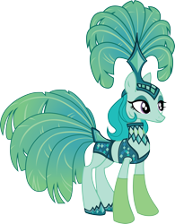 Size: 798x1024 | Tagged: safe, artist:nightdragon09, derpibooru original, character:emerald flare, species:earth pony, species:pony, episode:viva las pegasus, g4, my little pony: friendship is magic, background pony, digital art, show mares, showgirl, simple background, solo, transparent background, vector