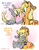 Size: 1016x1318 | Tagged: safe, artist:powerjam, character:applejack, character:derpy hooves, species:earth pony, species:pegasus, species:pony, ship:derpyjack, g4, colored eyebrows, colored hooves, comic, cute, derpabetes, dialogue, eye clipping through hair, female, fluffy, hooves, hug, lesbian, mare, neck nuzzle, nuzzling, poking, profile, shipping, thick eyebrows, unshorn fetlocks, waifu