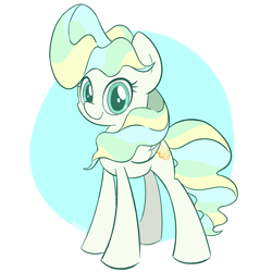 Size: 1980x1980 | Tagged: dead source, safe, artist:bojo, character:vapor trail, species:pegasus, species:pony, g4, abstract background, cute, cutie mark, female, folded wings, happy, long legs, looking at you, mare, simple background, smiling, solo, vaporbetes, wings