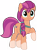 Size: 3704x5044 | Tagged: safe, artist:ejlightning007arts, character:sunny starscout, species:earth pony, species:pony, g5, my little pony: a new generation, bag, coat markings, cute, digital art, female, g5 to g4, mare, ponytail, raised hoof, saddle bag, simple background, smiling, socks (coat marking), solo, sunnybetes, transparent background, vector