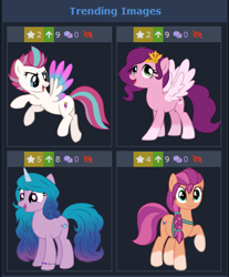 Size: 331x400 | Tagged: safe, artist:ejlightning007arts, editor:kaifloof, manebooru original, character:izzy moonbow, character:pipp petals, character:sunny starscout, character:zipp storm, species:earth pony, species:pegasus, species:pony, species:unicorn, g4, g5, my little pony: a new generation, absurd resolution, adorapipp, bag, bracelet, circlet, coat markings, colored wings, cute, digital art, exploitable meme, female, flying, full body, g5 to g4, generation leap, gradient mane, gradient tail, gradient wings, horn, izzybetes, jewelry, juxtaposition, juxtaposition win, long mane, looking back, mare, meme, multicolored hair, multicolored wings, open mouth, open smile, pipp wings, ponytail, raised hoof, saddle bag, show accurate, simple background, smiling, smug, socks (coat marking), solo, spread wings, standing, sunnybetes, tail, three quarter view, tiara, transparent background, vector, wings