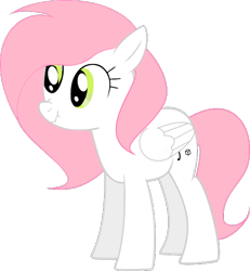 Size: 512x555 | Tagged: safe, artist:s-class-destroyer, oc, oc:sugar morning, species:pegasus, species:pony, g4, looking left, scrunchy face, simple background, standing, standing up, transparent background, vector