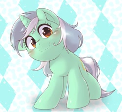 Size: 1812x1668 | Tagged: safe, artist:kurogewapony, character:lyra heartstrings, species:pony, species:unicorn, g4, blushing, cute, female, looking at you, lyrabetes, solo