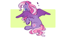 Size: 380x213 | Tagged: safe, artist:fizpup, character:starsong, species:pegasus, species:pony, g3, solo