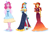 Size: 1280x829 | Tagged: safe, artist:chsdiaries, character:pinkie pie, character:rainbow dash, character:sunset shimmer, species:eqg human, g4, my little pony:equestria girls, trio